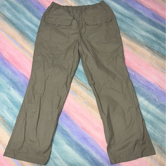 FREE People FP Movement Voyage Pants Cargo Straight Leg Desert Taupe size L - Picture 3 of 6